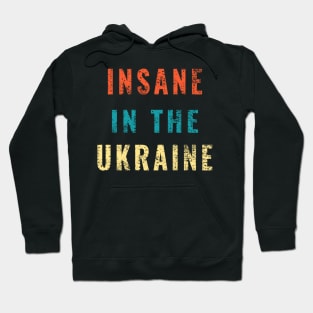 Insane in the Ukraine Funny Trump Zelensky Impeach Gifts Hoodie